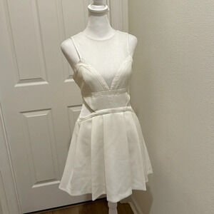 NWT - Three Floor - white  dress with cut out detail